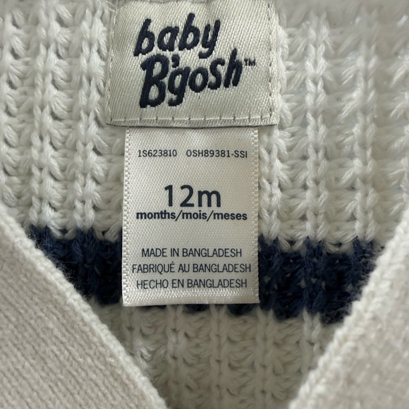 Classic Navy and White Striped Turtleneck Sweater - Picture 3 of 3